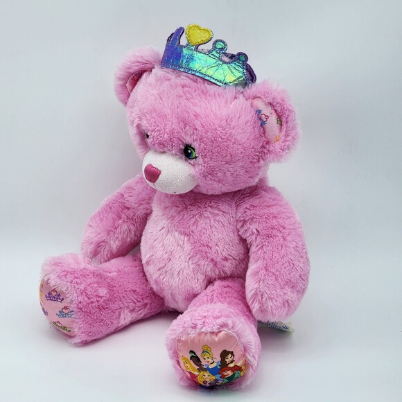 Build A Bear Disney Princess Pink Bear Plush Stuffed Animal BAB - Picture 2 of 12